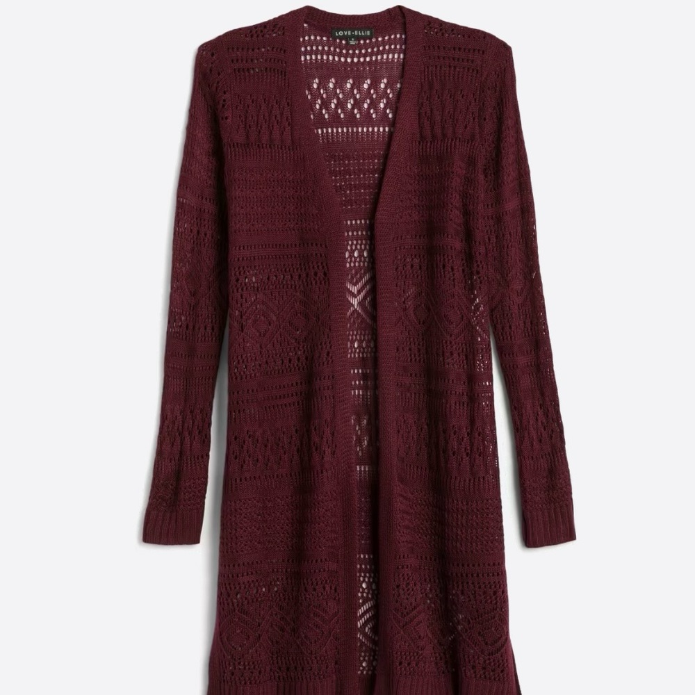 LOVE ELLIE “ Kinsley Pointelle cardigan